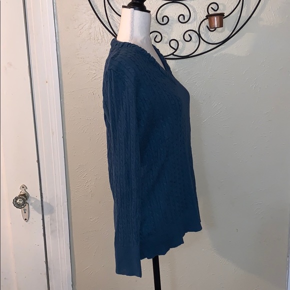 Eddie Bauer Blue Sweater - Picture 3 of 6